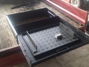 Ezi reach custom cargo trays threading machine mount Ezi reach custom cargo trays threading machine mount