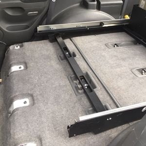 Ezi reach custom sliding cargo tray Toyota Prado quick release locking system Ezi-reach-custom-sliding-cargo-tray-Toyota-Prado-quick-release-locking-system